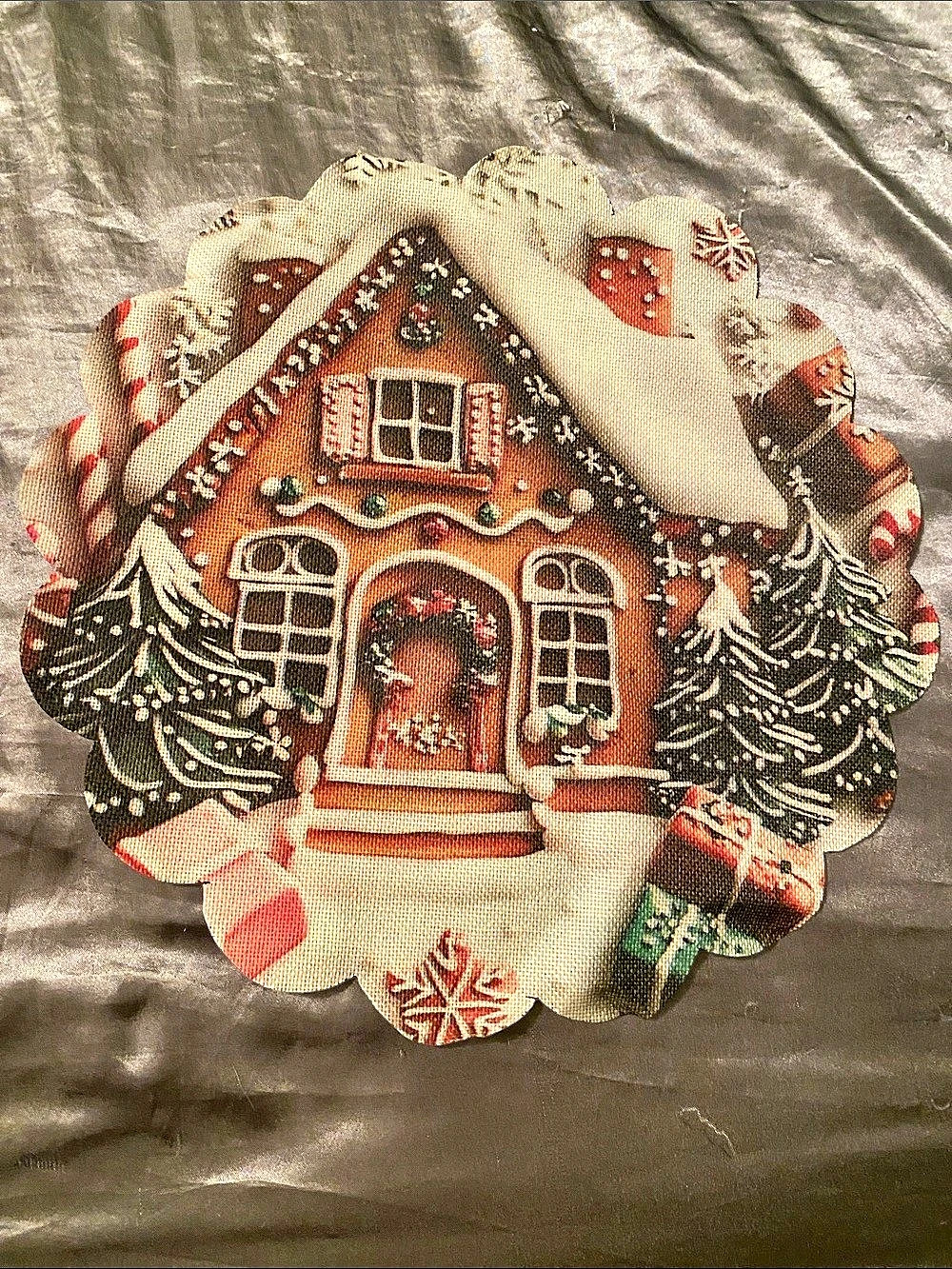 Gingerbread House Holiday Placemats - set of 5
